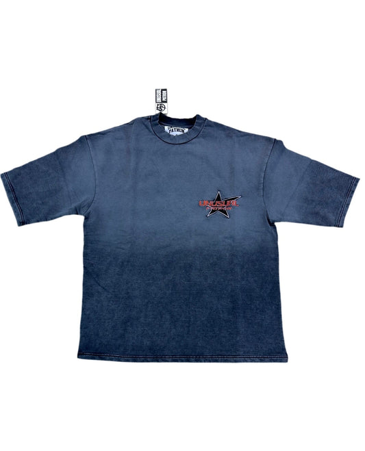 UNUSUAL PATRON - WASHED TEE - GREY