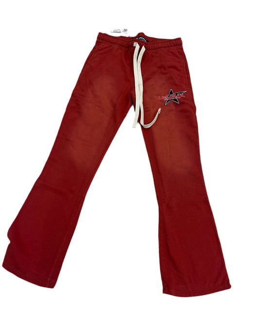 UNUSUAL PATRON - WASHED JOGGER - RED