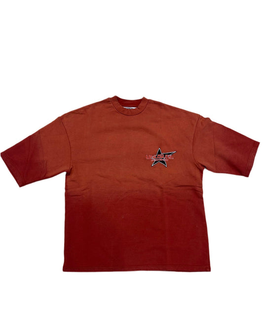 UNUSUAL PATRON - WASHED TEE - RED