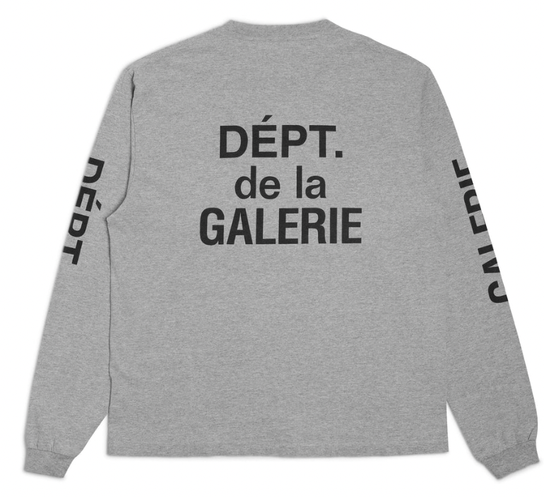 Gallery Dept. FRENCH COLLECTOR TEE L/S-HEATHER GREY