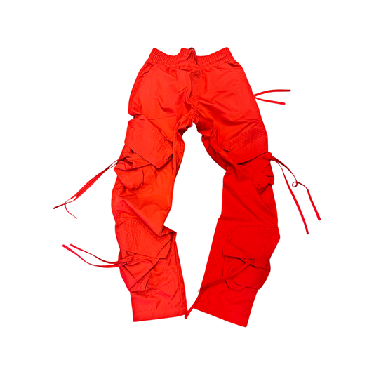 EVERYDAY CARGO PANTS - RED UNISEX